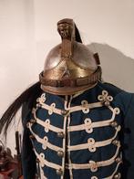 Rare casque de Hussard Modèle 1910 (France), Ophalen of Verzenden, Overige soorten, Helm of Baret