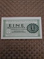 1 Reichsmark Duitsland 1944 j WWII UNC, Postzegels en Munten, Ophalen of Verzenden, Duitsland, Los biljet