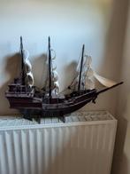 Miniatuur boot  in hout moet weg, Ophalen