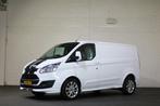 Ford Transit Custom 2.2 TDCI 155pk Sport Airco Navigatie, Auto's, Bestelwagens en Lichte vracht, 186 g/km, Wit, Ford, Te koop