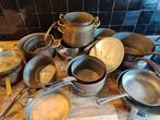 Koperen potten en pannen, Ophalen, Gebruikt, Overige materialen, Pannenset