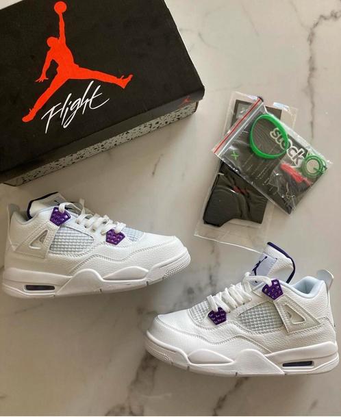 Air Jordan 4 Metallic Purple Maat 37, Vêtements | Femmes, Chaussures, Sneakers et Baskets, Enlèvement ou Envoi