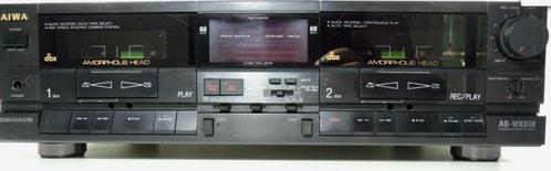 AIWA AD - WX808 Rare vintag, TV, Hi-fi & Vidéo, Decks cassettes, Double, Autres marques, Auto-reverse, Commandes tactiles, High speed dubbing