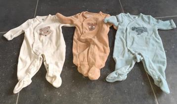 Baby kleding 3 pyjama's La Redoute 3M 62 beschikbaar voor biedingen