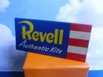 Vintage Tôle lithographiée REVELL Kits Auto Avion Bateau '60, Enlèvement ou Envoi, Comme neuf, Panneau publicitaire