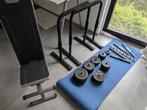 Complete thuisfitness set - Complete home gym set, Ophalen, Zo goed als nieuw, Dumbbell