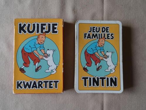2 Spelletjes 7 Families Tintin - Hergé, Verzamelen, Speelkaarten, Jokers en Kwartetten, Nieuw, Kwartet(ten), Ophalen of Verzenden