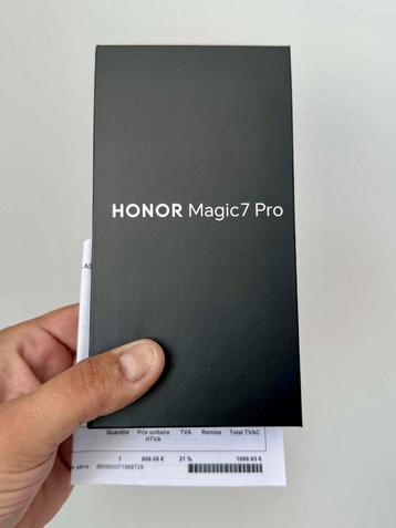 Honor Magic 7 Pro 512gb NEUF/SCELLÉ avec facture!, Neuf, Enlèvement ou Envoi, Sans simlock, Android OS