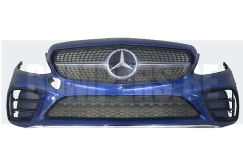 Bumper Mercedes C Klasse W205 AMG Facelift 18- Voorbumper MK, Auto-onderdelen, Carrosserie, Bumper, Voor, Gebruikt, 6 maanden garantie