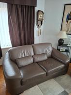 lederen salon, Huis en Inrichting, Ophalen, Gebruikt, Leer