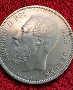 Zilveren munt 5 BF, Argent, Enlèvement ou Envoi, Monnaie en vrac, Argent