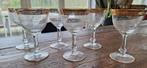 Prachtige wijnglazen met goud ingelegd, Verzamelen, Glas en Drinkglazen, Ophalen of Verzenden, Zo goed als nieuw