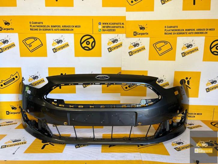 VOORBUMPER FORD C-MAX 2016+ PDC KLS LKN0097A bumper, Auto-onderdelen, Carrosserie, Bumper, Ford, Voor, Gebruikt