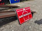 Antargaz emaille reclamebord, Verzamelen, Ophalen of Verzenden, Gebruikt, Reclamebord