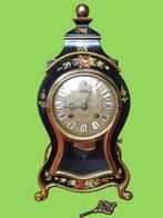 Saint Aubin 'Le Castel' Boulle 30cm hoge zwarte pendule, Antiek en Kunst, Ophalen