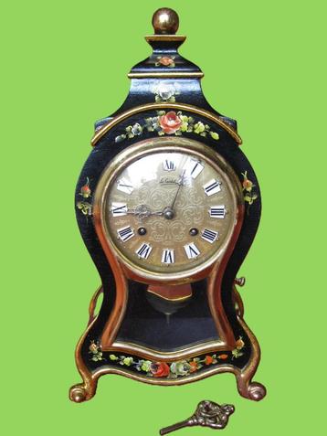 Saint Aubin 'Le Castel' Boulle 30cm hoge zwarte pendule    beschikbaar voor biedingen