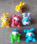 Konijntjes: 6 figuurtjes, Ophalen of Verzenden, Gebruikt