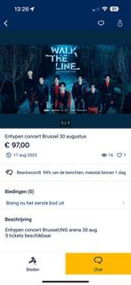 OPLICHTING EGON ENHYPEN KAARTJES, Tickets en Kaartjes, Eén persoon, Meerdaags