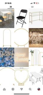 Verhuur van tafels en stoelen, Ophalen