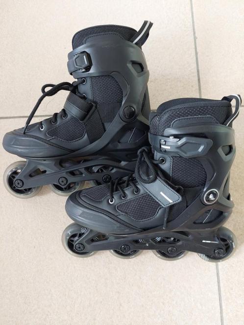 skeelers oxelo maat 39 met Fila beschermingsset, Sports & Fitness, Patins à roulettes alignées, Comme neuf, Rollers 4 roues en ligne