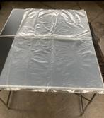 Stevige Transparante Plastic zakken, 90x120 cm., Ophalen