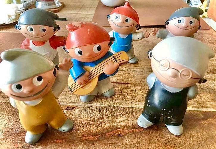 Goebel Mainzelmännchen 1960’s Zdf 🟠, Verzamelen, Stripfiguren, Gebruikt, Beeldje of Figuurtje, Overige figuren, Ophalen of Verzenden