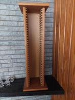 Houten CD rek, Huis en Inrichting, Woonaccessoires | Cd- en Dvd-rekken, Ophalen, Zo goed als nieuw