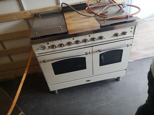 Boretti luxe fornuis 100 cm, Elektronische apparatuur, Fornuizen, Gebruikt, Tussenbouw, Gas, 5 kookzones of meer, 85 tot 90 cm