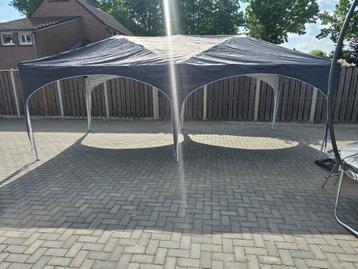 Dubbele Partytent met Zijwanden - 3x6m – Opvouwbare Tent  beschikbaar voor biedingen