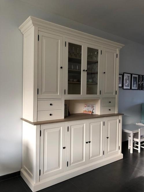 Grote Buffetkast met eiken legplanken, Huis en Inrichting, Kasten | Buffetkasten, Zo goed als nieuw, 200 cm of meer, 200 cm of meer