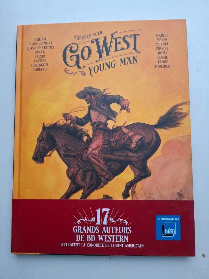 COLLECTIF WESTERN"GO WEST YOUNG MAN" AVEC BANDEAU EO 2021, Boeken, Stripverhalen, Zo goed als nieuw, Eén stripboek, Ophalen of Verzenden
