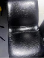 Set van 6 stoelen - gratis, Ophalen, Gebruikt, Zwart, Leer