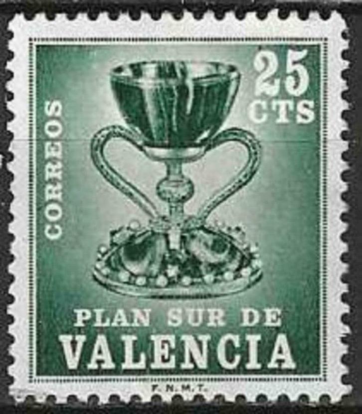 Spanje 1968 - Yvert 1534 - Verplichte taks Valencia (ST), Postzegels en Munten, Postzegels | Europa | Spanje, Gestempeld, Verzenden