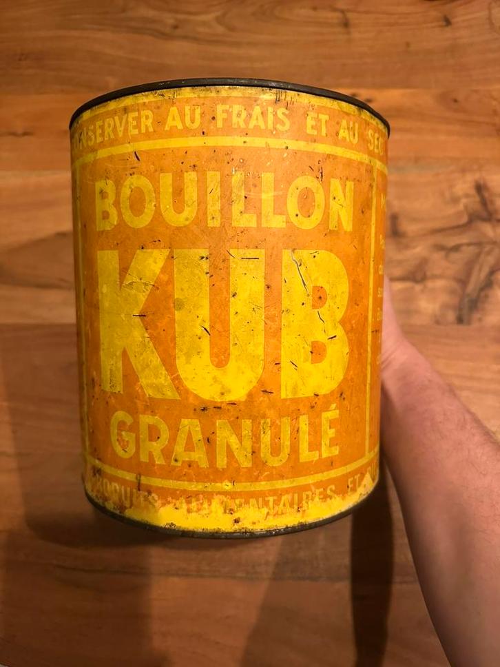 Groot Bouillon KUB Blik 5kg (WO2), Collections, Objets militaires | Seconde Guerre mondiale, Enlèvement ou Envoi