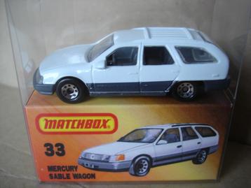 Matchbox Mercury sable dans une boîte de reproduction 