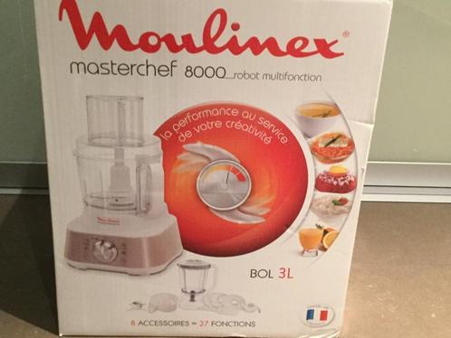 robot de cuisine (neuf) Masterchef 8000 Moulinex 150 eur en, Electroménager, Mélangeurs de cuisine, Neuf, 2 vitesses, Enlèvement ou Envoi