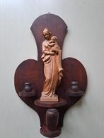 Houten staander voor beeld, Ophalen