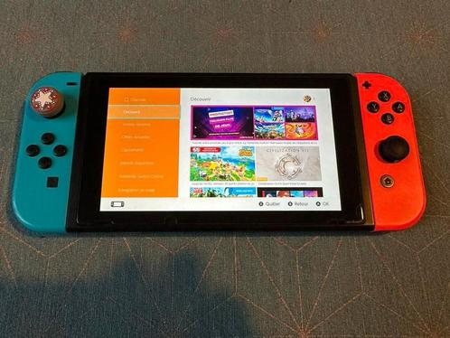 Nintendo Switch v1 - etat impeccable livré avec jig RCM, Games en Spelcomputers, Spelcomputers | Nintendo Switch, Zo goed als nieuw
