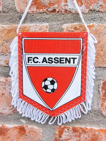 FC Assent 1980s vintage wimpel vaantje vaandel vlag, Enlèvement ou Envoi