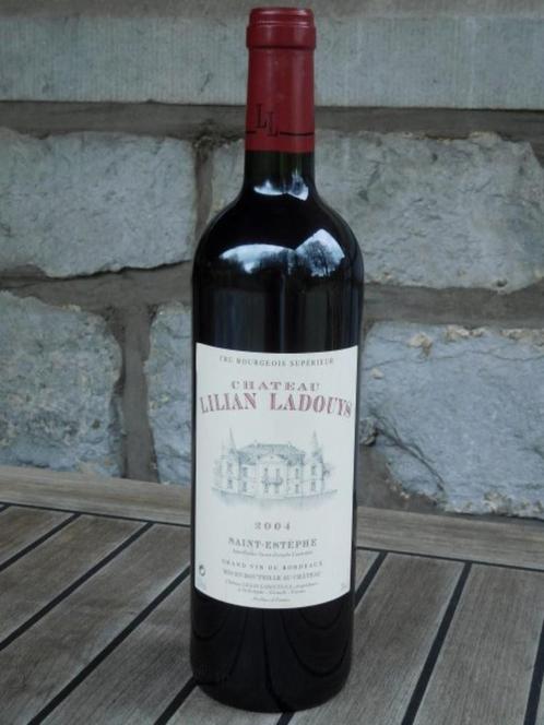 Vin de Bordeaux Chateau Liliane Ladouys 2004 St Estèphe, Collections, Vins, Comme neuf, Vin rouge, France, Pleine, Enlèvement ou Envoi