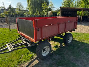 3-Way Kip Kar - remorque - camion plat pour tracteur, Enlèvement