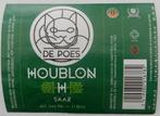Bieretiket Houblon Brouwerij De Poes (10g9), Verzenden, Gebruikt