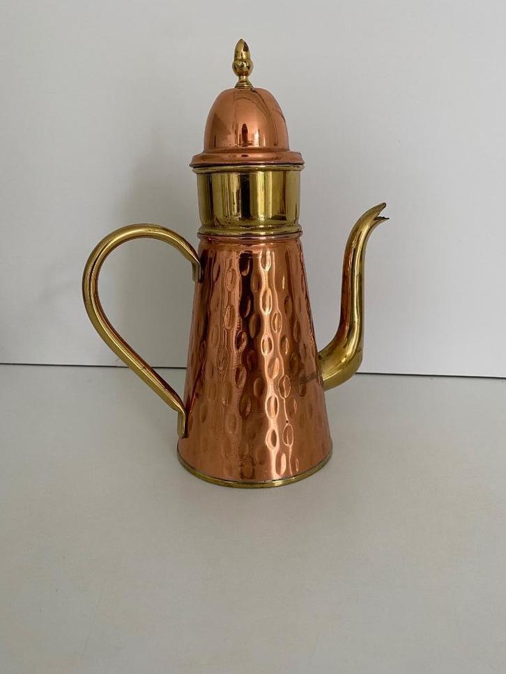 Prachtige vintage koperen kan, Antiek en Kunst, Antiek | Brons en Koper, Koper, Ophalen of Verzenden