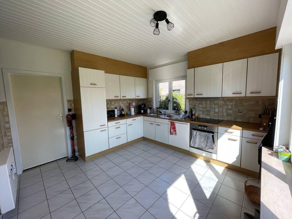 Keuken, Maison & Meubles, Cuisine | Cuisines complètes, Utilisé, Cuisine d'angle, Brun, Bois, Enlèvement ou Envoi