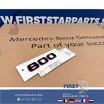 BRABUS 800 ROCKET STICKER LETTERS ZWART / ROOD LOGO ACHTERKL, Gebruikt, -, Ophalen of Verzenden, Achter