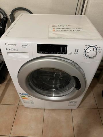 Candy wasmachine 8kg beschikbaar voor biedingen
