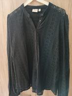 Blouse villa kant zwart xl, Ophalen of Verzenden, Zo goed als nieuw, Zwart