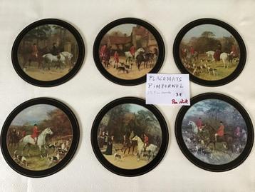 différents sous-verres Pimpernel