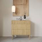 wandkast ladekast + salontafel in zelfde stijl, Enlèvement, Neuf