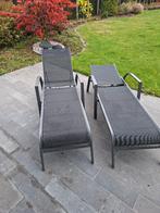 Twee ligbedden, Enlèvement, Comme neuf, Aluminium, Réglable